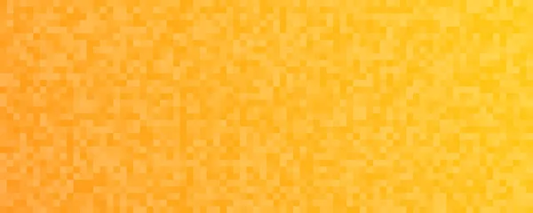 Abstraktní Gradient Geometrické Pozadí Čtverců Žluté Pozadí Pixelů Prázdným Místem — Stockový vektor