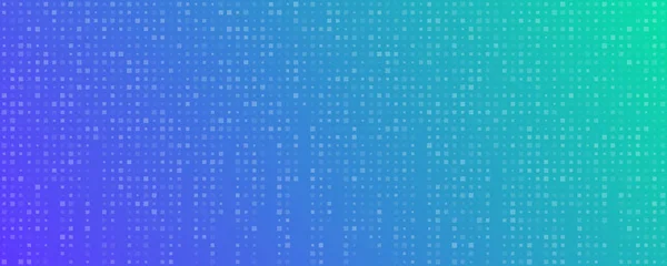 Gradient Abstrait Fond Géométrique Des Carrés Fond Pixel Bleu Avec — Image vectorielle