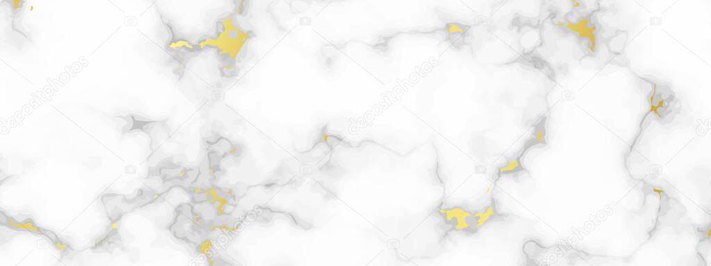 Gold marble texture background. Abstract backdrop of marble granite stone. Vector illustration