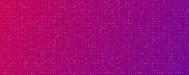 Noktalı soyut geometrik eğimli arkaplan. Boşluklu mor nokta arkaplanı. Vektör illüstrasyonu