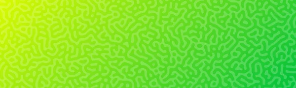 Groene Turing Reactie Gradiënt Achtergrond Abstracte Diffusie Patroon Met Chaotische — Stockvector
