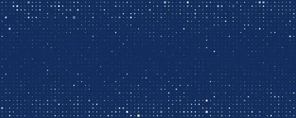 Abstracte Geometrische Achtergrond Van Vierkanten Blauwe Pixel Achtergrond Met Lege — Stockvector