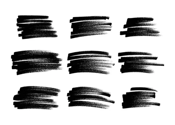 Kritzeln Sie Mit Einem Schwarzen Marker Set Von Kritzeleien Stil — Stockvektor