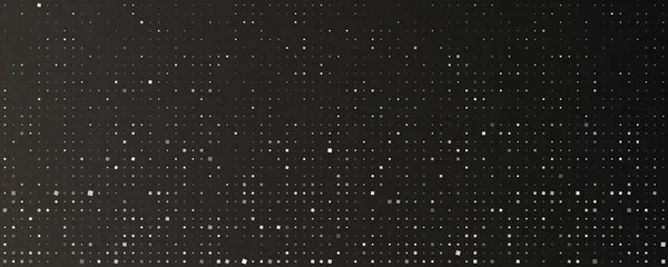 Karelerin Soyut Geometrik Arkaplanı Boş Arkaplanı Olan Koyu Piksel Arkaplan — Stok Vektör