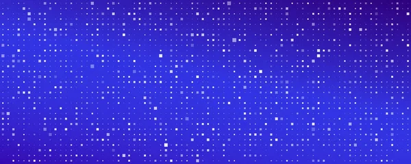 Sfondo Geometrico Astratto Dei Quadrati Sfondo Pixel Blu Con Spazio — Vettoriale Stock