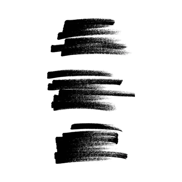 Scribble Avec Marqueur Noir Ensemble Trois Gribouillis Style Doodle Divers — Image vectorielle