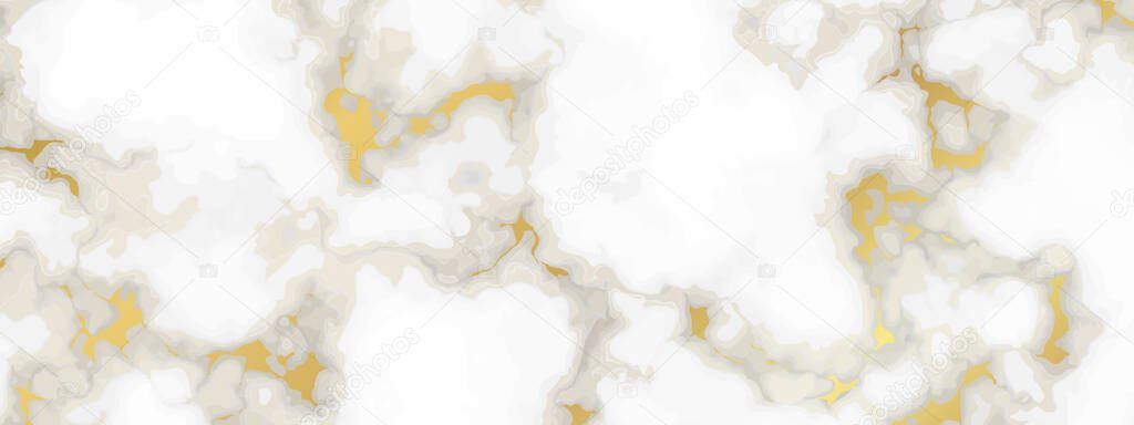 Gold marble texture background. Abstract backdrop of marble granite stone. Vector illustration