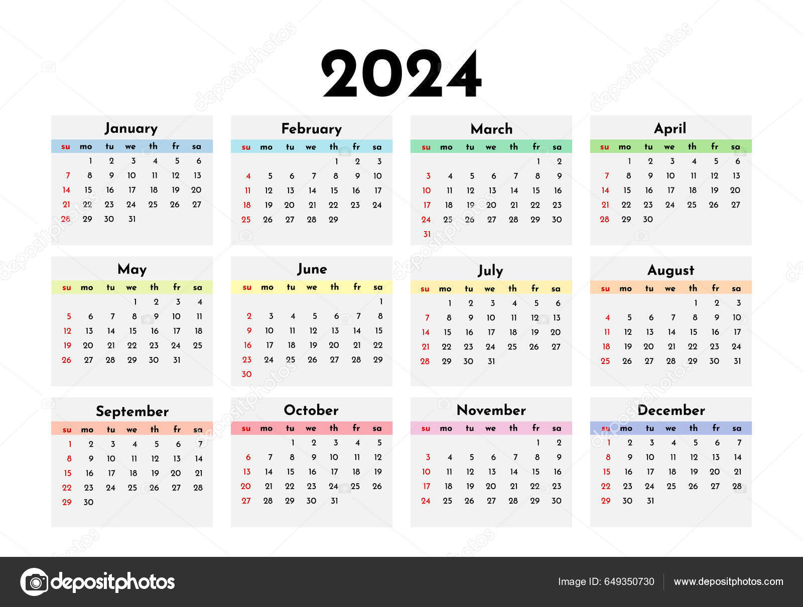 Calendar 2024 The Week Starts Annual English Calendar 2024 , 45 OFF