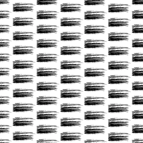 Nahtloses Muster Mit Dunkler Handgezeichneter Kritzelei Auf Weißem Hintergrund Abstrakte — Stockvektor