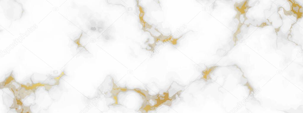 Gold marble texture background. Abstract backdrop of marble granite stone. Vector illustration