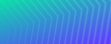 Çizgileri olan modern mavi eğimli arka planlar. Başlık pankartı. Parlak geometrik soyut sunum arkaplanları. Vektör illüstrasyonu