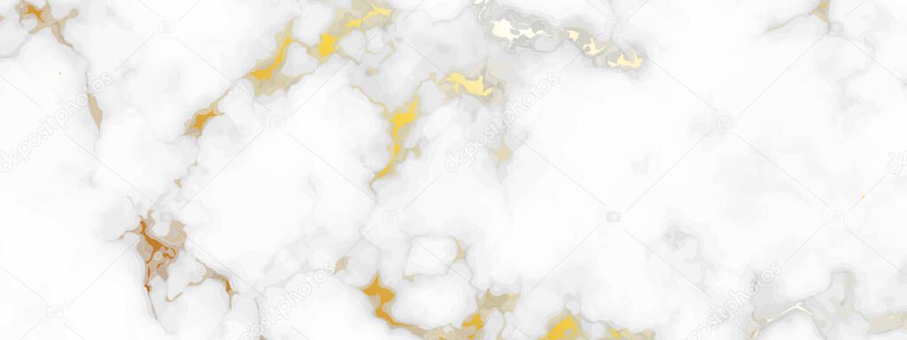 Gold marble texture background. Abstract backdrop of marble granite stone. Vector illustration