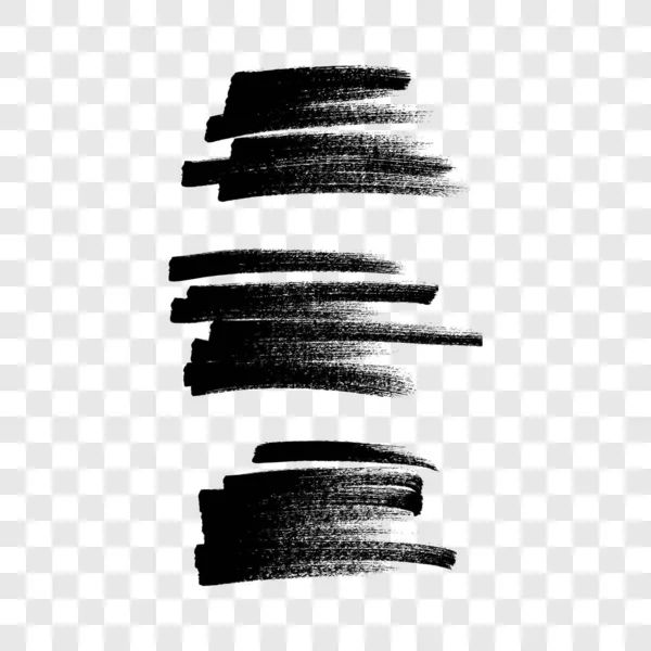Γράψε Μαύρο Μαρκαδόρο Σύνολο Τριών Doodle Στυλ Διάφορα Scribbles Μαύρο — Διανυσματικό Αρχείο