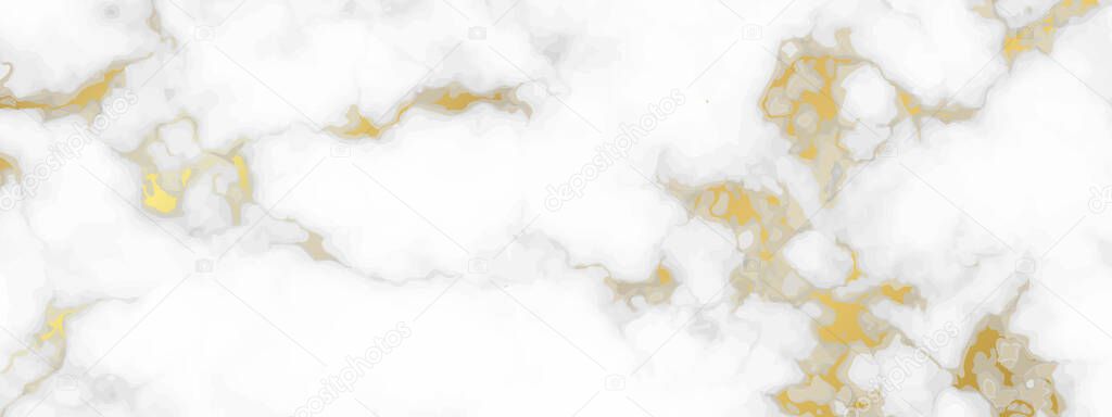 Gold marble texture background. Abstract backdrop of marble granite stone. Vector illustration