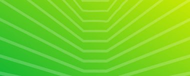 Çizgileri olan modern yeşil eğimli arka planlar. Başlık pankartı. Parlak geometrik soyut sunum arkaplanları. Vektör illüstrasyonu