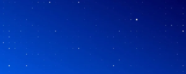 正方形の抽象幾何学的背景 青いピクセルの背景と空のスペース ベクターイラスト — ストックベクタ