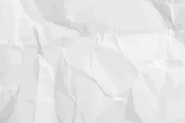 白いきれいな折り目のついた紙の背景 ポスターやバナーの水平折りたたみ空のペーパーテンプレート ベクターイラスト — ストックベクタ