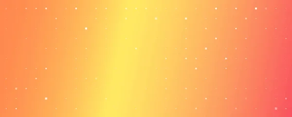 Abstrakter Geometrischer Hintergrund Von Quadraten Orange Pixelhintergrund Mit Leerraum Vektorillustration — Stockvektor