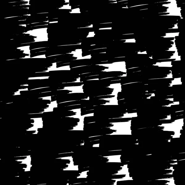 Bezešvé Vzor Černými Značkovacími Čmáranicemi Bílém Pozadí Vektorová Ilustrace — Stockový vektor