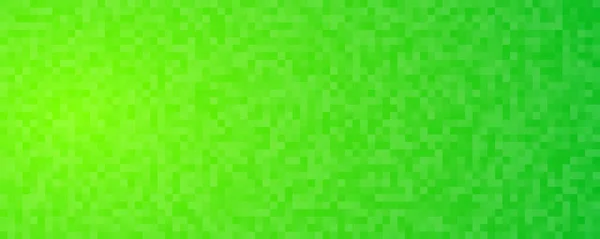 带正方形的几何背景 绿色像素背景 矢量说明 — 图库矢量图片