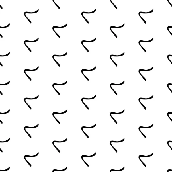 黒のスケッチ手でシームレスなパターンは 白の背景に長方形を描きました 抽象的なグランジテクスチャ ベクターイラスト — ストックベクタ