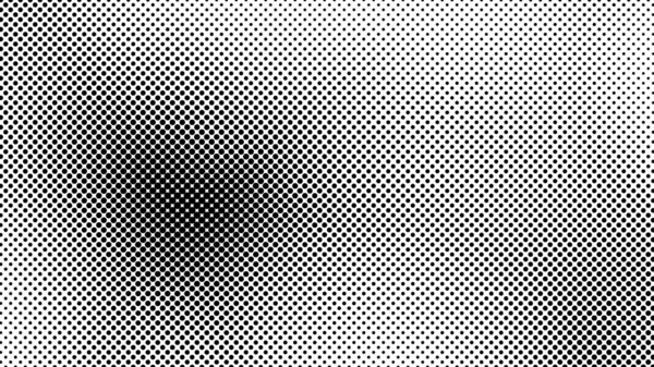 Grunge Halftone Background Dots Black White Pop Art Pattern Comic — Stock Vector