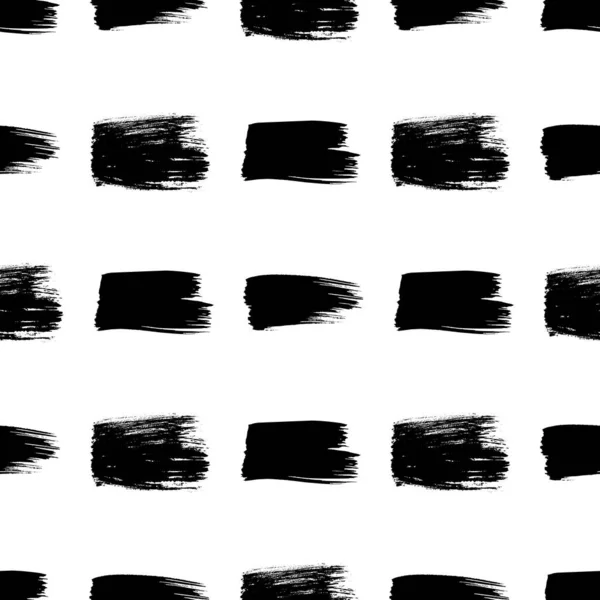 Απρόσκοπτη Μοτίβο Σκούρο Χέρι Ζωγραφισμένα Μουτζούρες Μουτζούρες Λευκό Φόντο Αφηρημένη — Διανυσματικό Αρχείο