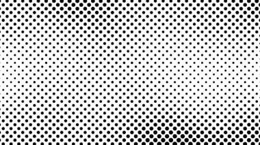 Noktalı Grunge yarım ton arka plan. Çizgi roman tarzında siyah ve beyaz pop sanatları. Tek renkli nokta dokusu. Vektör illüstrasyonu