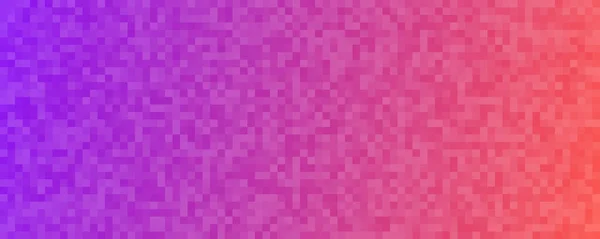 Abstrakt Geometrisk Bakgrund Med Kvadrater Lila Pixel Bakgrund Med Tomt — Stock vektor