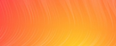 Çizgileri olan modern turuncu eğimli arka planlar. Başlık pankartı. Parlak geometrik soyut sunum arkaplanları. Vektör illüstrasyonu