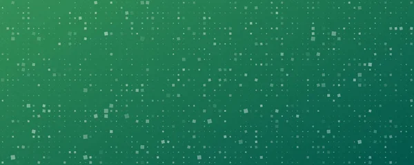 Abstrakt Geometrisk Bakgrund Med Kvadrater Grön Pixel Bakgrund Med Tomt — Stock vektor