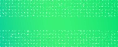 Kareli soyut geometrik arkaplan. Boş alanı olan yeşil piksel arkaplan. Vektör illüstrasyonu