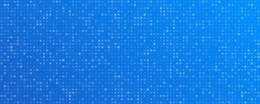 Kareli soyut geometrik arkaplan. Boş arkaplanı olan mavi piksel arkaplan. Vektör illüstrasyonu