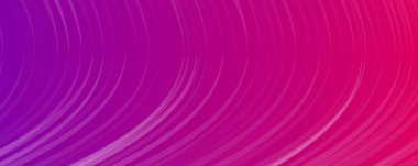 Çizgileri olan modern mor eğimli arka planlar. Başlık pankartı. Parlak geometrik soyut sunum arkaplanları. Vektör illüstrasyonu