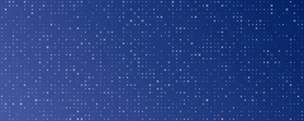 Abstrakter Geometrischer Hintergrund Mit Quadraten Blauer Pixelhintergrund Mit Leerraum Vektorillustration — Stockvektor