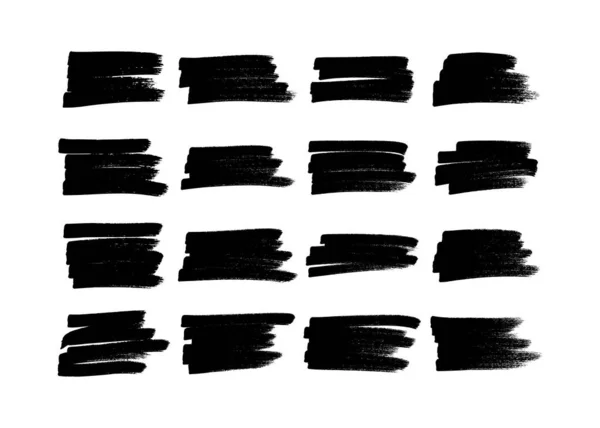 Γράψε Μαύρο Μαρκαδόρο Σύνολο Από Doodle Στυλ Διάφορα Scribbles Μαύρο — Διανυσματικό Αρχείο