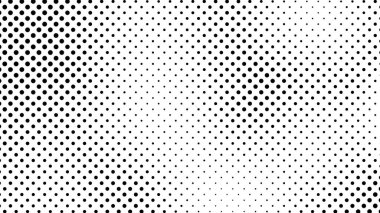 Noktalı Grunge yarım ton arka plan. Çizgi roman tarzında siyah ve beyaz pop sanatları. Tek renkli nokta dokusu. Vektör illüstrasyonu