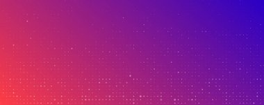 Kareli soyut geometrik arkaplan. Boşluklu mor piksel arkaplan. Vektör illüstrasyonu