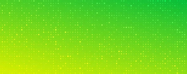 Sfondo Geometrico Astratto Dei Quadrati Sfondo Pixel Verde Con Spazio — Vettoriale Stock