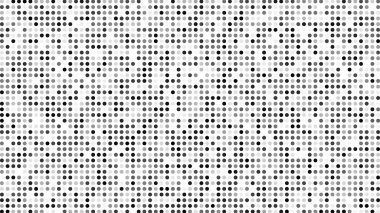 Noktalı arka plan. Çizgi roman tarzında siyah ve beyaz pop sanatları. Tek renkli nokta dokusu. Vektör illüstrasyonu