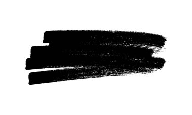 Siyah kalemle karala. Doodle tarzı karalama. Beyaz arkaplanda siyah el çizimi tasarım elemanı. Vektör illüstrasyonu