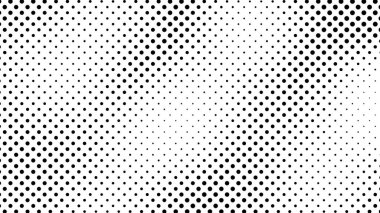 Noktalı Grunge yarım ton arka plan. Çizgi roman tarzında siyah ve beyaz pop sanatları. Tek renkli nokta dokusu. Vektör illüstrasyonu