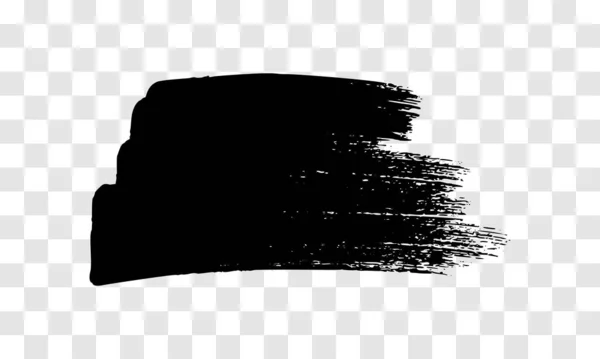 Siyah Kalemle Karala Doodle Tarzı Karalama Şeffaf Arkaplanda Siyah Çizimi — Stok Vektör