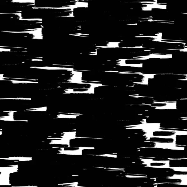 Bezešvé Vzor Tmavou Rukou Kreslené Čmáranice Šmouha Bílém Pozadí Abstraktní — Stockový vektor