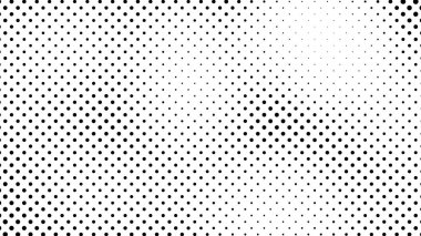 Noktalı Grunge yarım ton arka plan. Çizgi roman tarzında siyah ve beyaz pop sanatları. Tek renkli nokta dokusu. Vektör illüstrasyonu