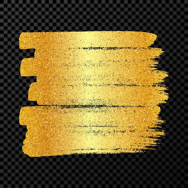 Krabbel Met Een Gouden Stift Doodle Stijl Krabbel Goud Met — Stockvector