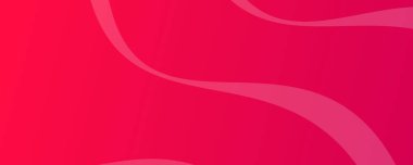 Dalga çizgileri olan modern kırmızı eğimli arka planlar. Başlık pankartı. Parlak geometrik soyut sunum arkaplanları. Vektör illüstrasyonu