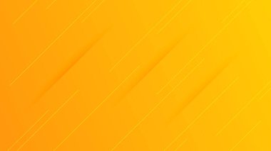 Çizgiler ve gölgelerle soyut sarı eğimli arkaplan. Başlık pankartı. Parlak soyut sunum arkaplanı. Vektör illüstrasyonu