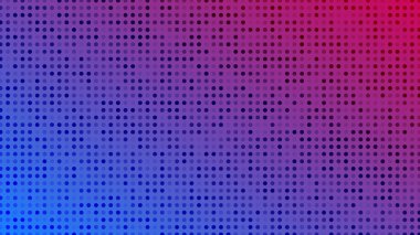 Noktalı arka plan. Çizgi roman tarzında mor pop sanat deseni. Renkli nokta dokusu. Vektör illüstrasyonu