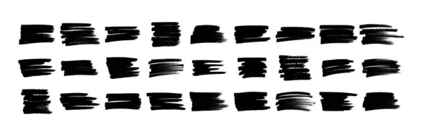 Krabbels Met Een Zwarte Stift Set Van Doodle Stijl Verschillende — Stockvector